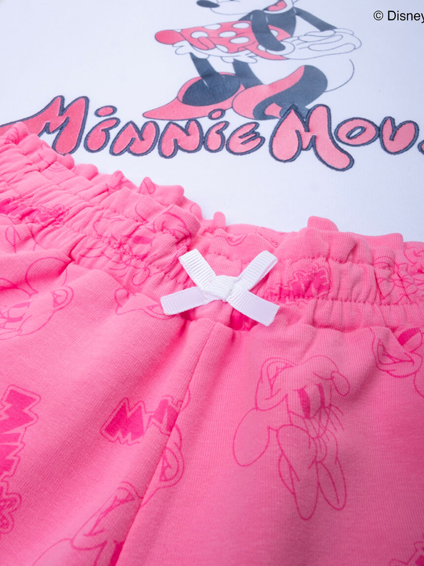 παιδικό σετ t-shirt και σορτσάκι minnie για κορίτσι - Prénatal