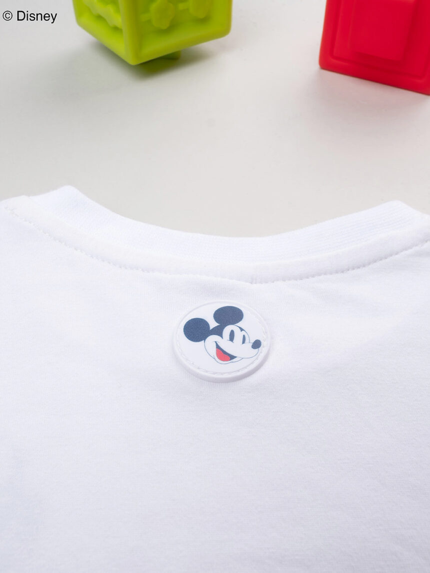 βρεφικό t-shirt λευκό mickey για αγόρι - Prénatal