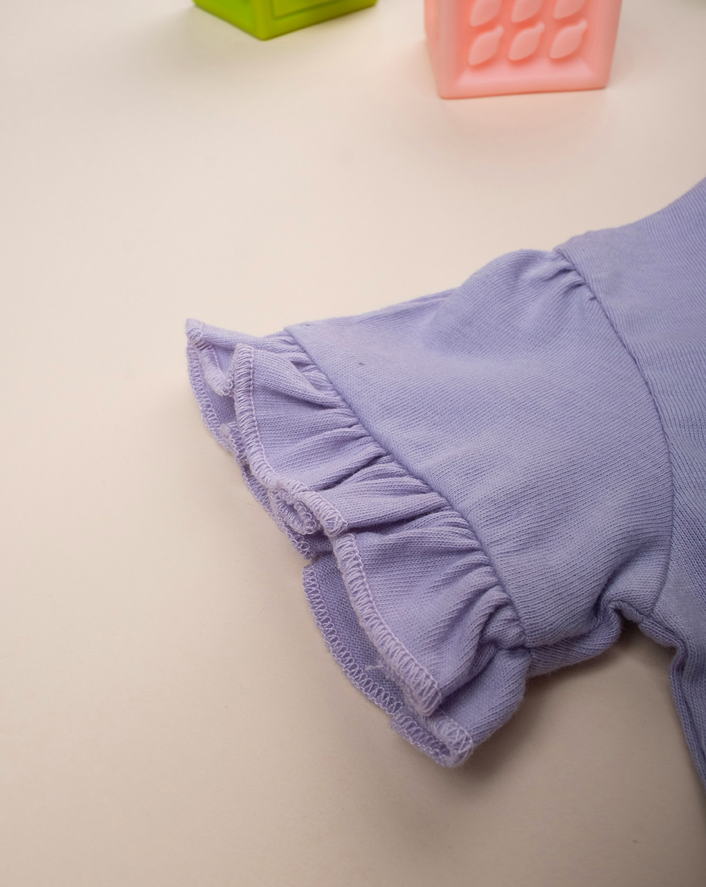 βρεφικό t-shirt λιλά με κεράσια για κορίτσι - Prénatal