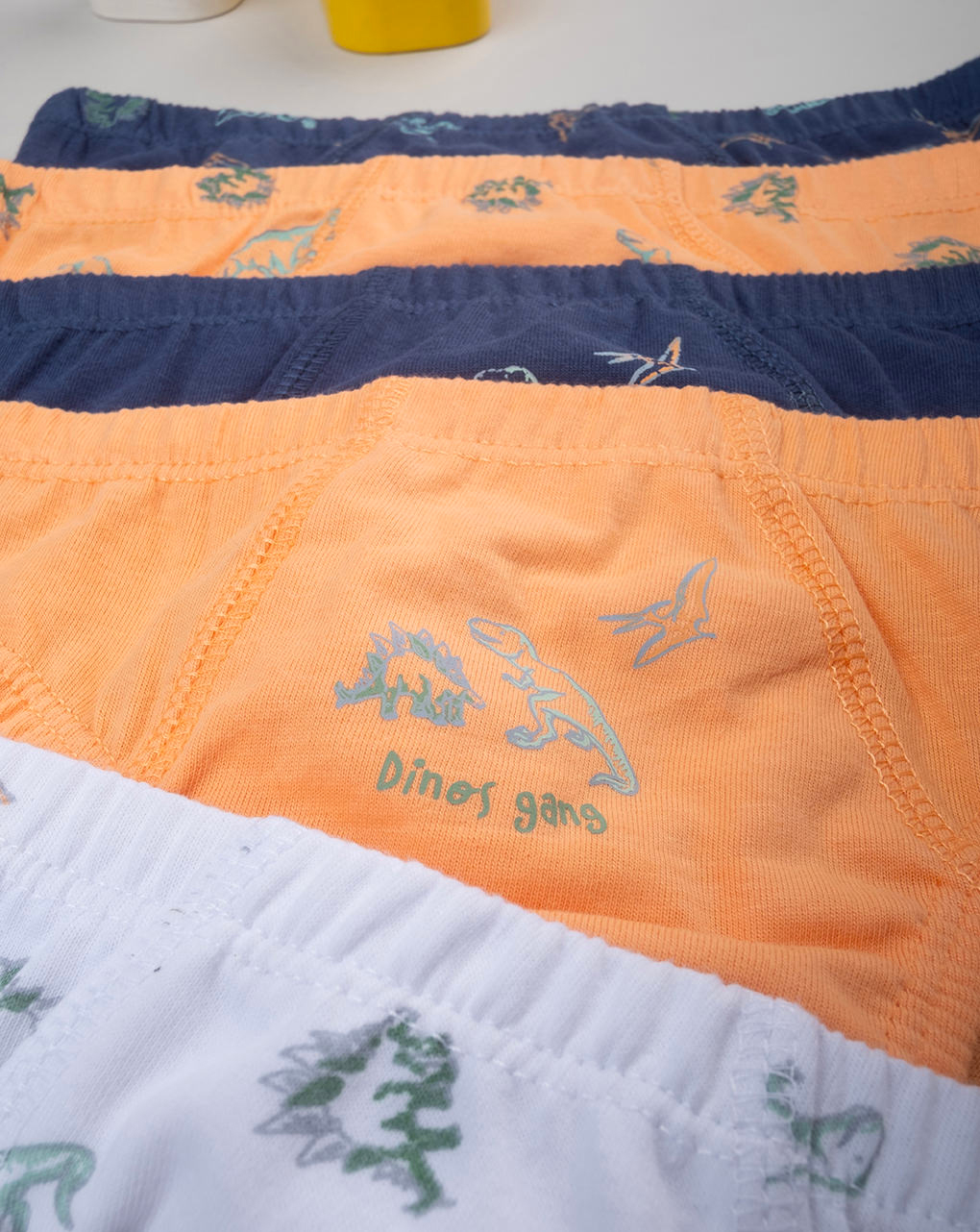 παιδικά σλιπ με δεινόσαυρους πακέτο x7 για αγόρι - Prénatal