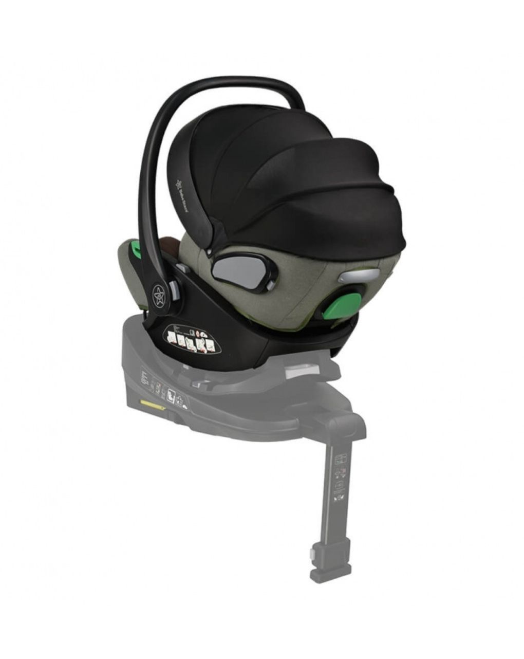 Bebe stars κάθισμα αυτοκινήτου baby i-size (40-87cm) olive 004-189 - Bebe Stars