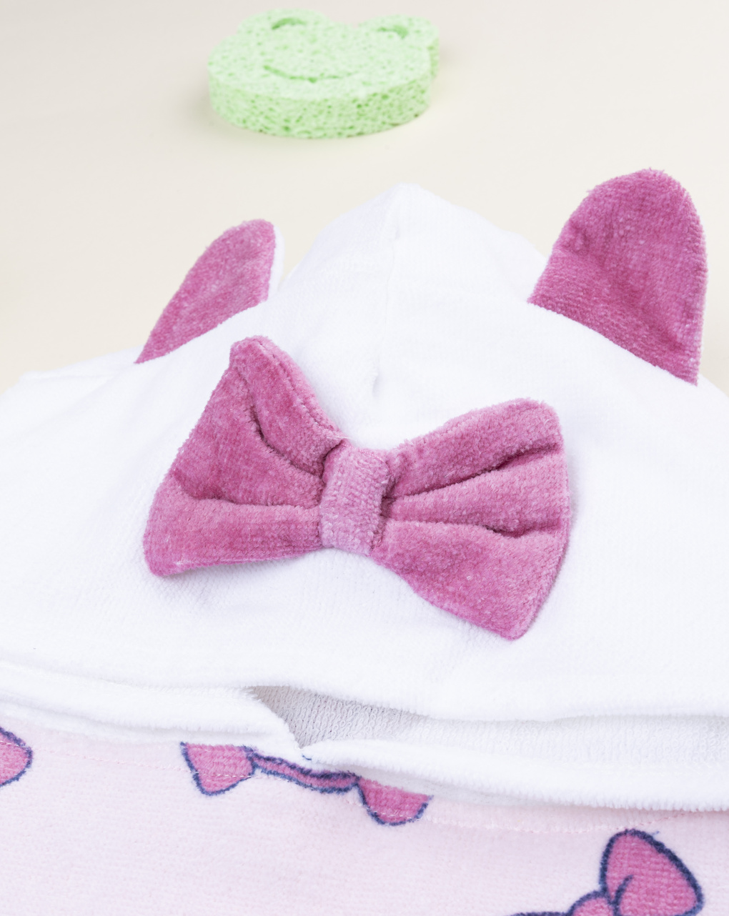 βρεφικό πόντσο θαλάσσης ροζ marie για κορίτσι - Prénatal