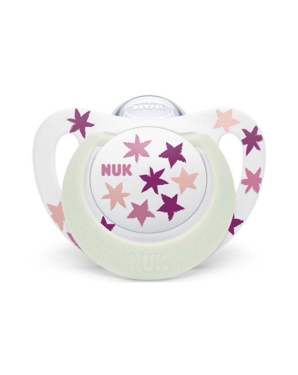 Nuk πιπίλα σιλικόνης star night 18-36m (2 σχέδια) 10739749 - Nuk