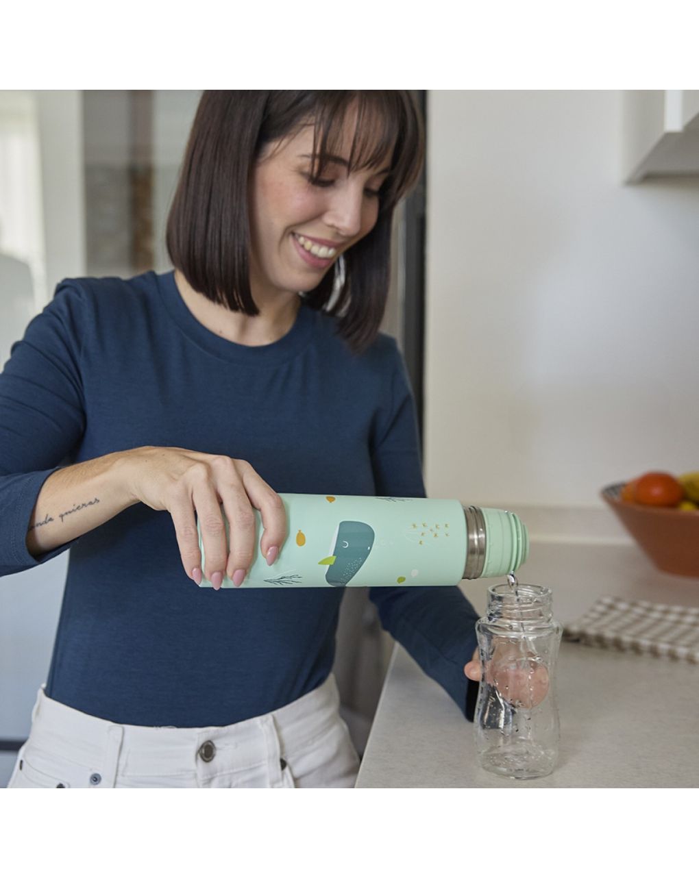 Miniland θερμός υγρών thermy 500ml ocean whaley ml89616 - Miniland