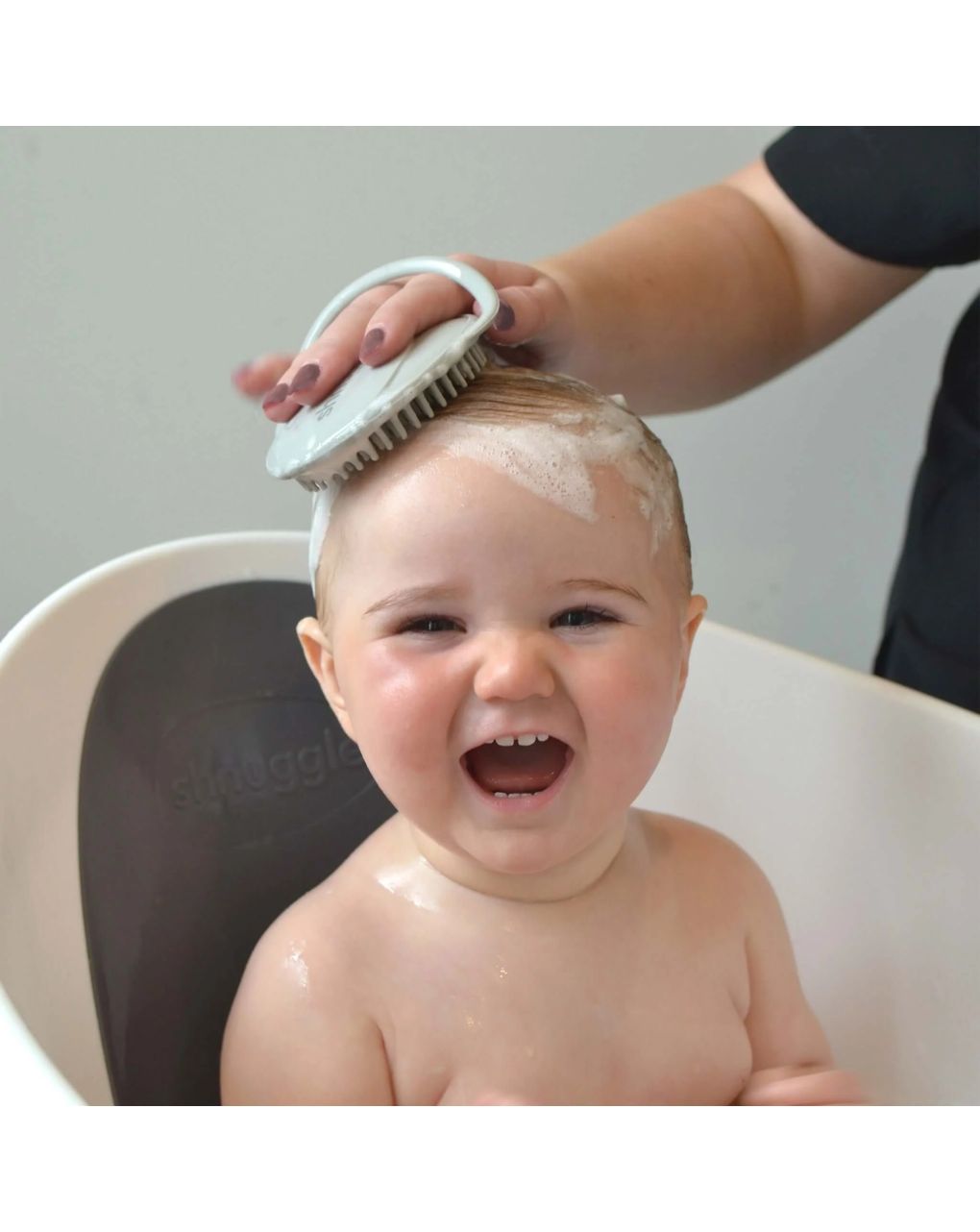 Shnuggle βρεφική βούρτσα μπάνιου σιλικόνης blossom - SHNUGGLE