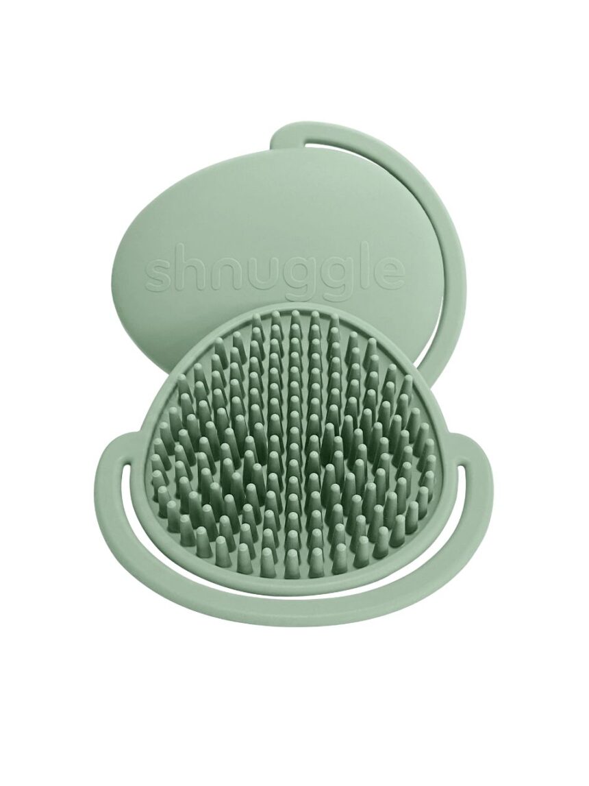 Shnuggle βρεφική βούρτσα μπάνιου σιλικόνης eucalyplus - SHNUGGLE
