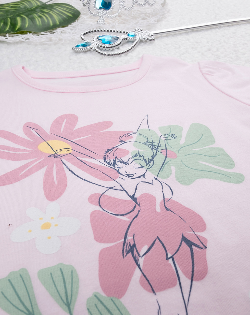 παιδική πιτζάμα ροζ tinker bell για κορίτσι - Prénatal