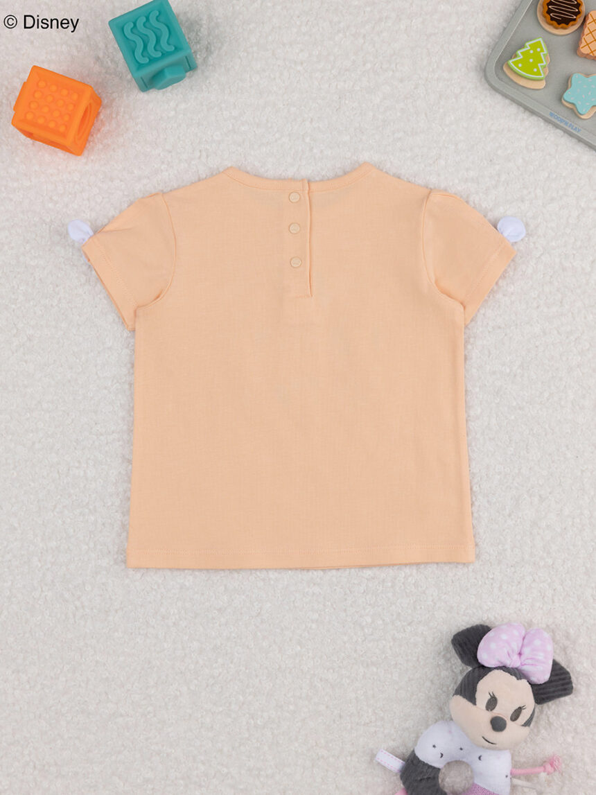 βρεφικό t-shirt πορτοκαλί minnie για κορίτσι - Prénatal