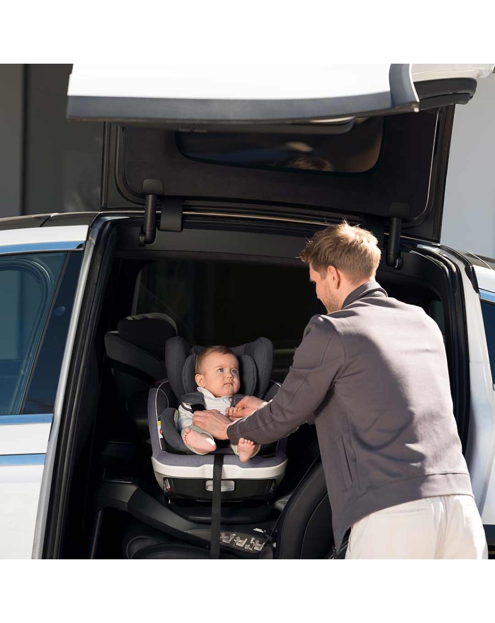 Besafe κάθισμα αυτοκινήτου izi twist b i-size (40-105cm) sea green melange 11007221.sgm - Be Safe