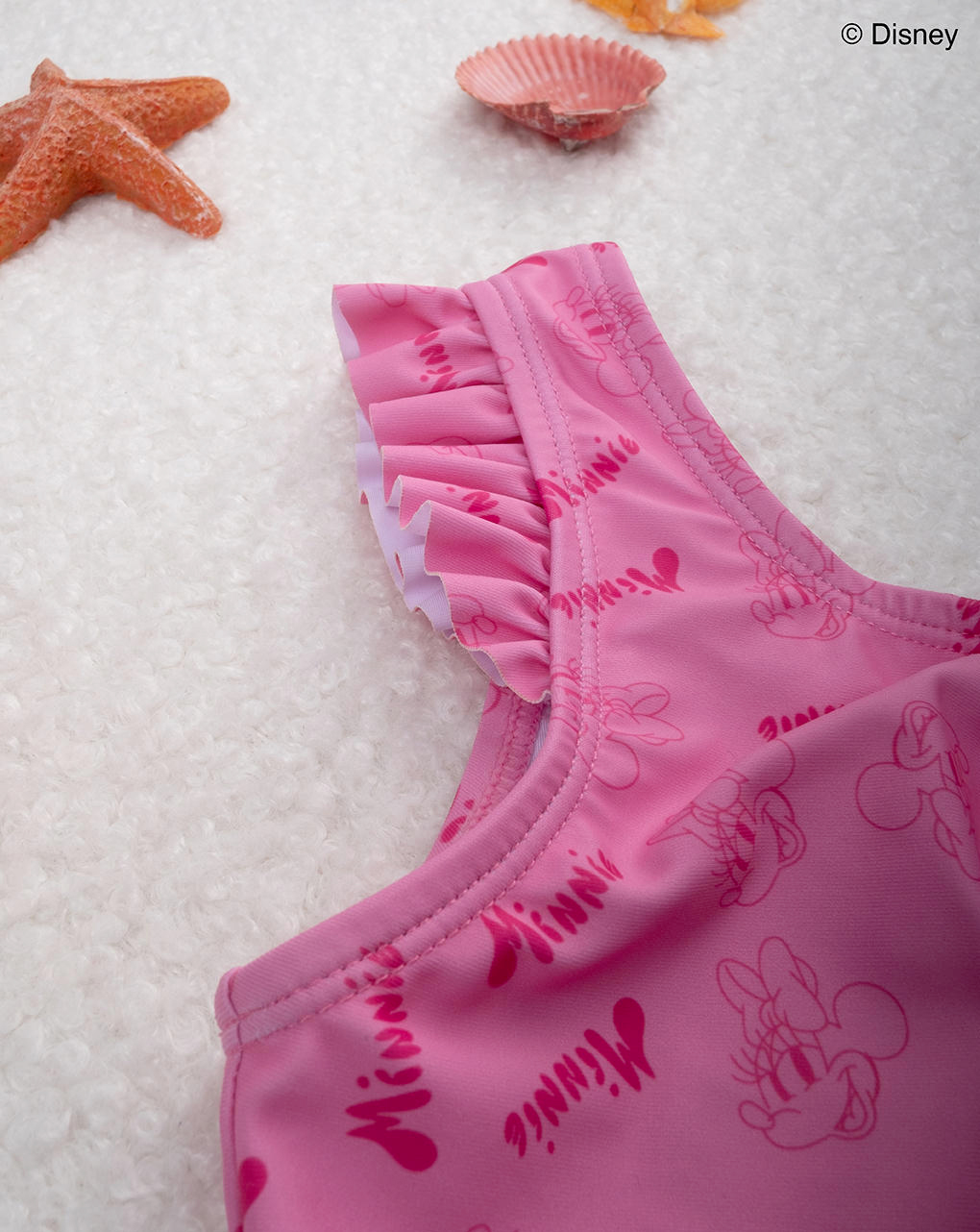 παιδικό ολόσωμο μαγιό ροζ minnie για κορίτσι - Prénatal