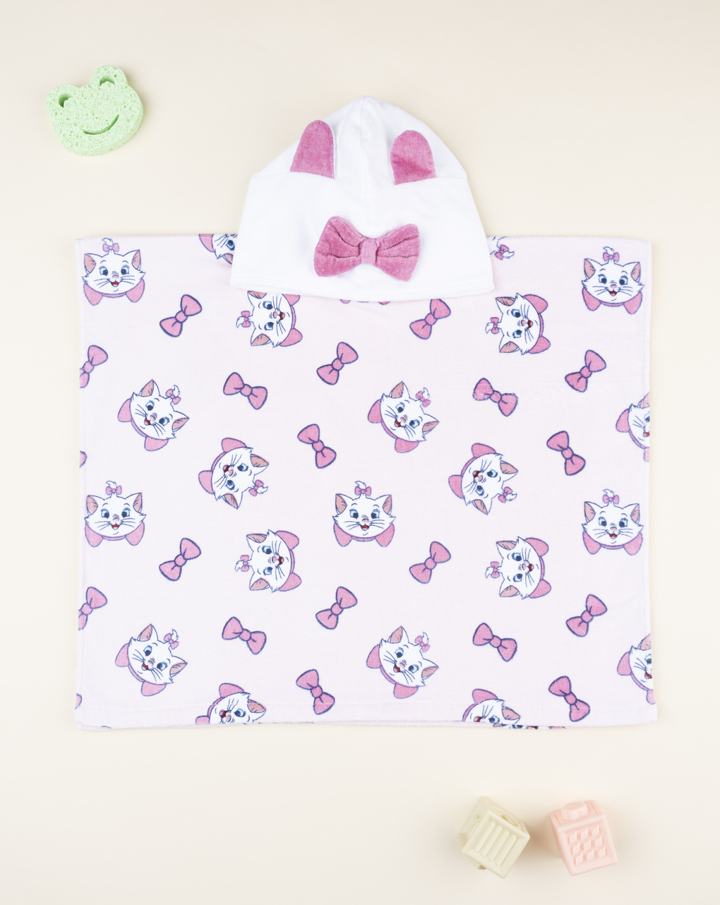 βρεφικό πόντσο θαλάσσης ροζ marie για κορίτσι - Prénatal