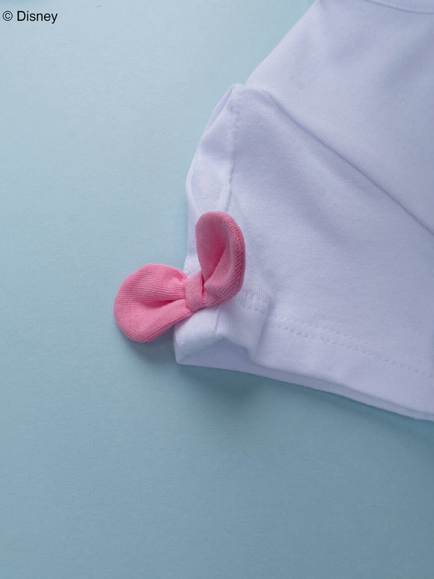 βρεφικό t-shirt λευκό stitch & angel για κορίτσι - Prénatal