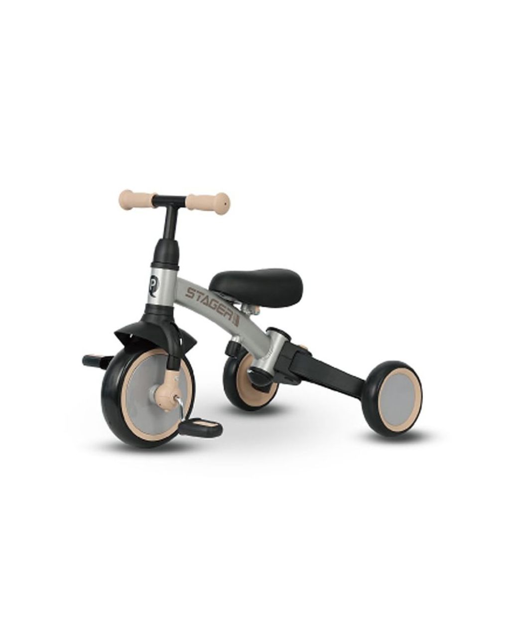 Qplay ποδήλατο τρίκυκλο stager 3in1 silver 01-1212075-04 - QPLAY