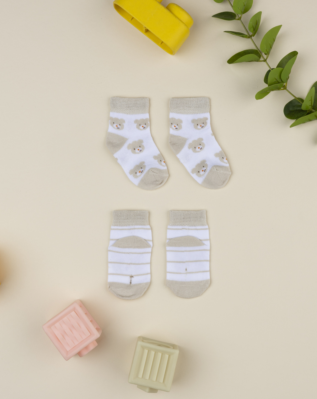 βρεφικά καλτσάκια baby smile πακέτο x2 unisex - Prénatal