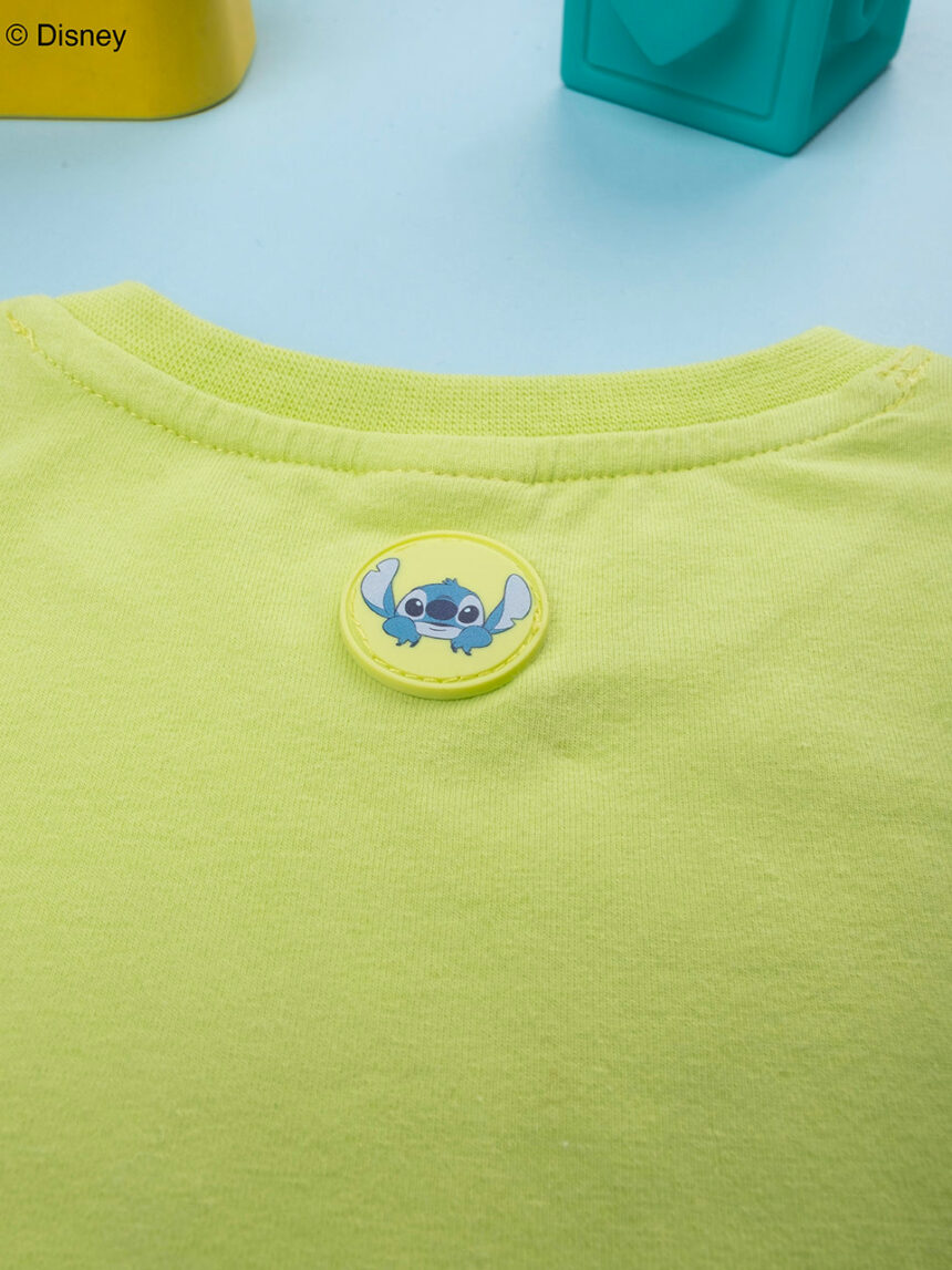 βρεφικό t-shirt λαχανί stitch για αγόρι - Prénatal