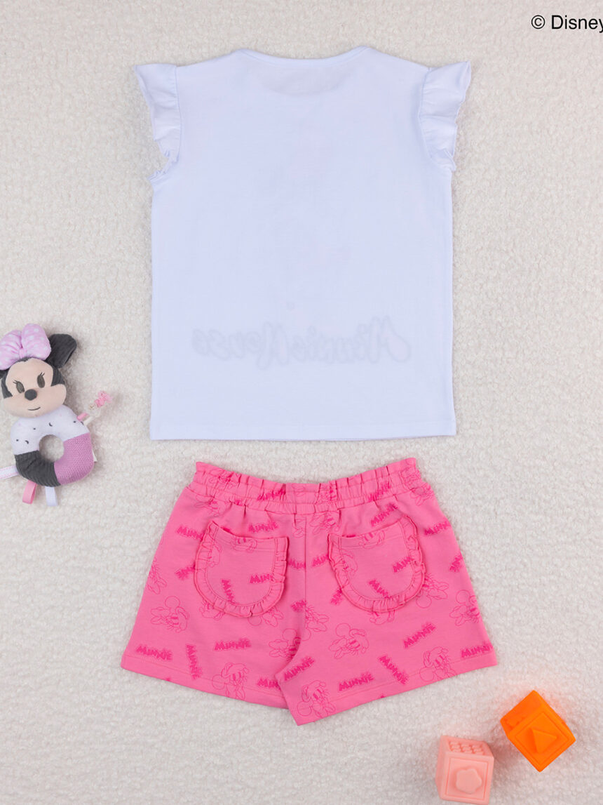 παιδικό σετ t-shirt και σορτσάκι minnie για κορίτσι - Prénatal