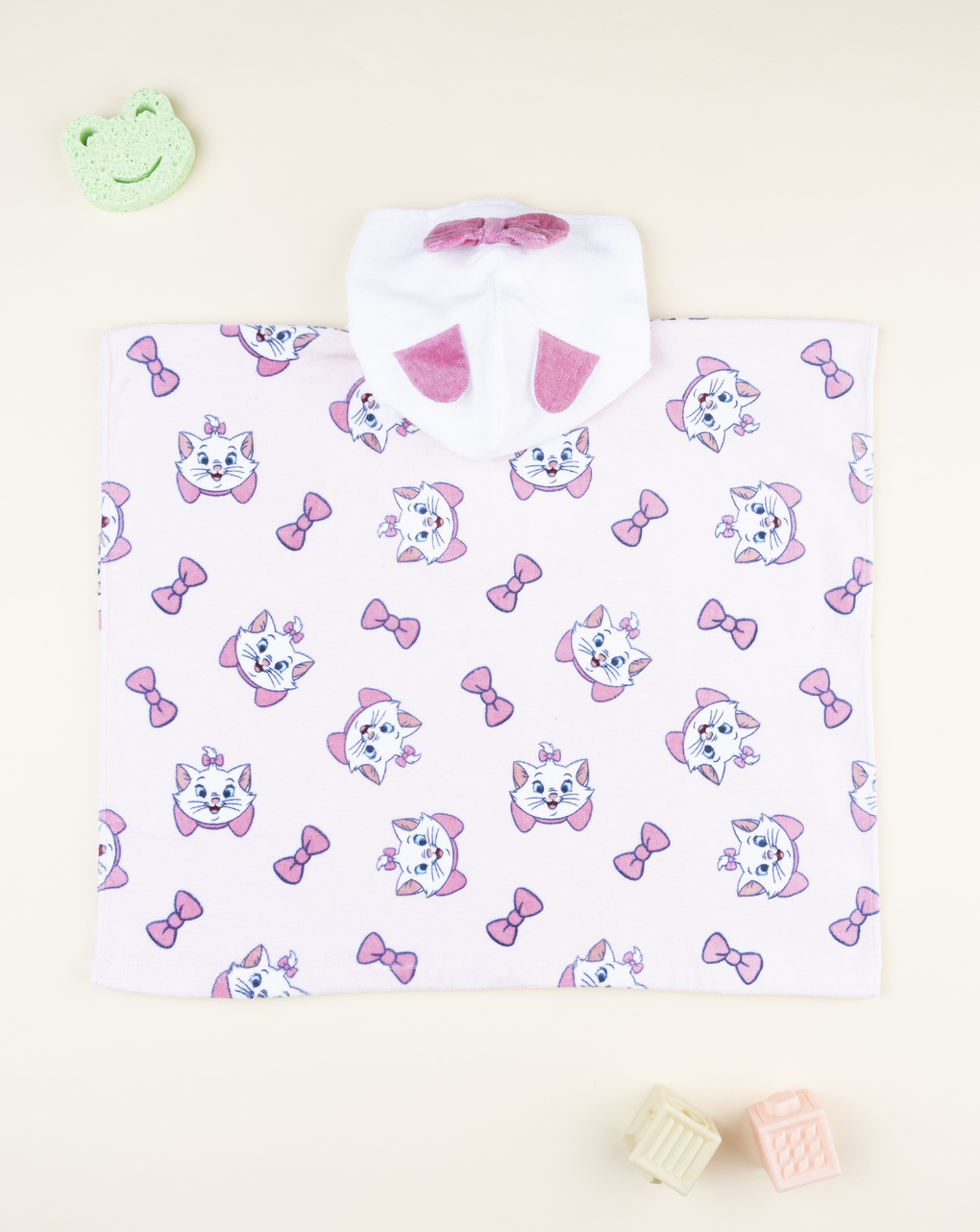 βρεφικό πόντσο θαλάσσης ροζ marie για κορίτσι - Prénatal