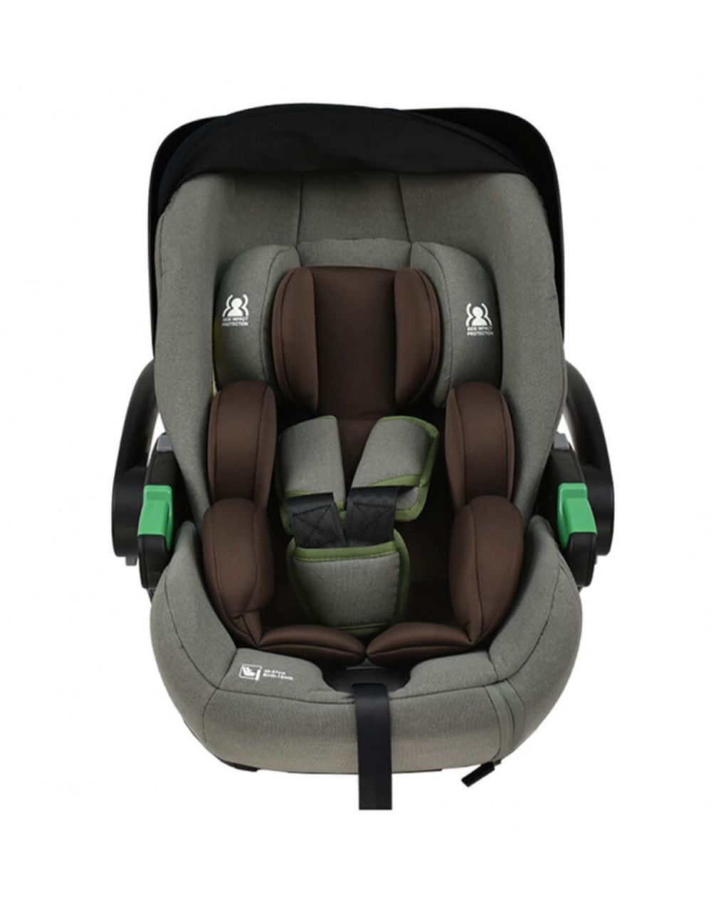 Bebe stars κάθισμα αυτοκινήτου baby i-size (40-87cm) olive 004-189 - Bebe Stars