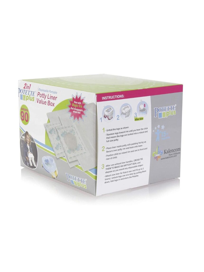 Potette plus ανταλλακτικές σακούλες ρολό 90τμχ 56090 - Potette Plus