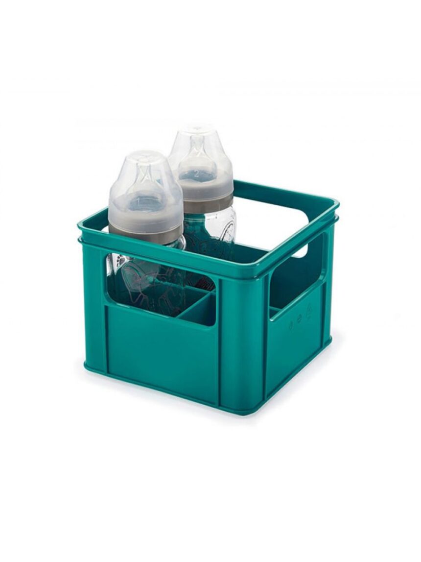 Thermobaby κιβώτιο φύλαξης 4 μπιμπερό petrol th1915gr - THERMOBABY