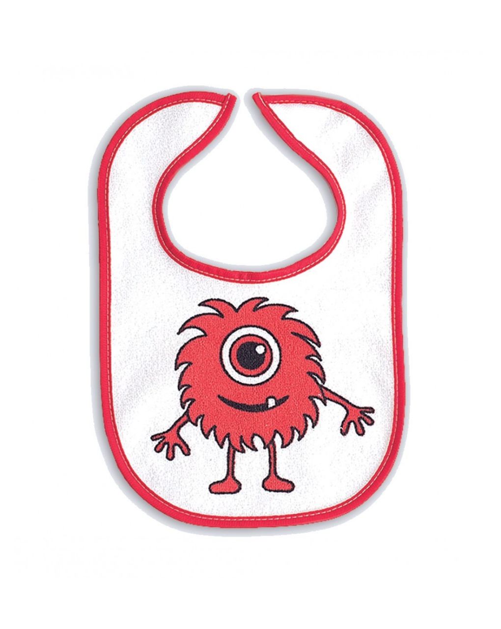 X-treme baby σετ 2 σαλιάρες πετσετέ αδιάβροχες με velcro red/green xt3429b - X-TREME BABY