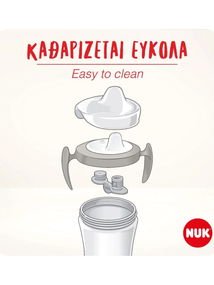 Nuk εκπαιδευτικό σετ φαγητού 6m+ μπλε 10225272 - Nuk