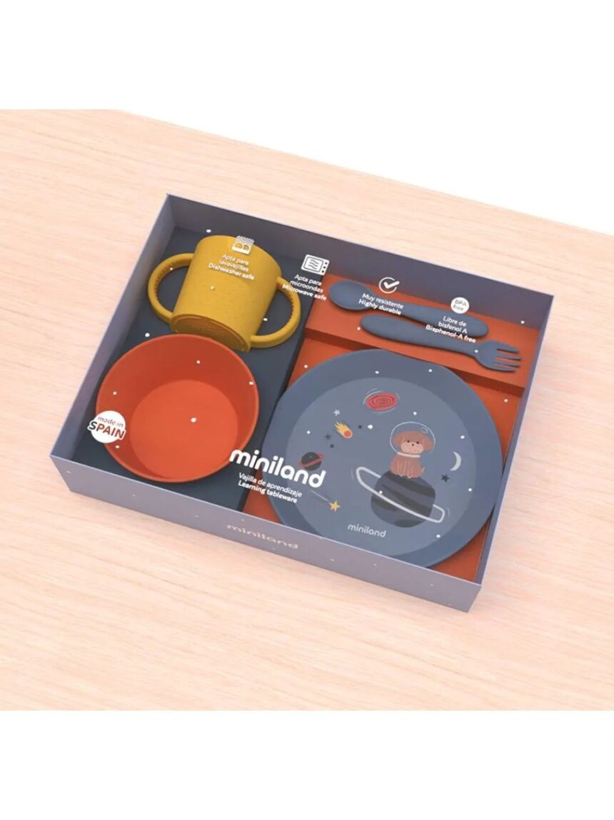 Miniland blw σετ φαγητού explore ml89614 - Miniland