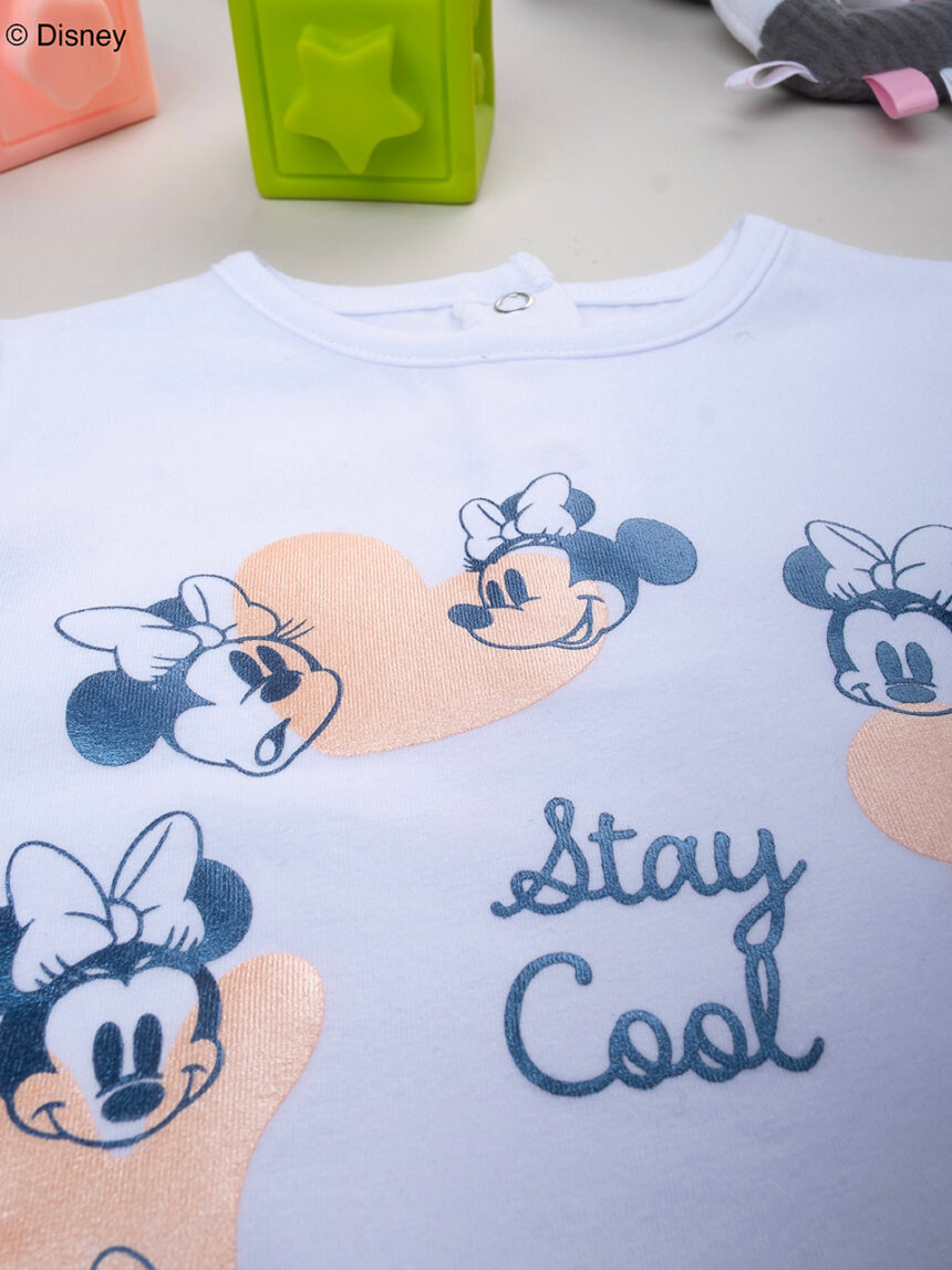 βρεφικό σετ t-shirt και σορτσάκι minnie για κορίτσι - Prénatal