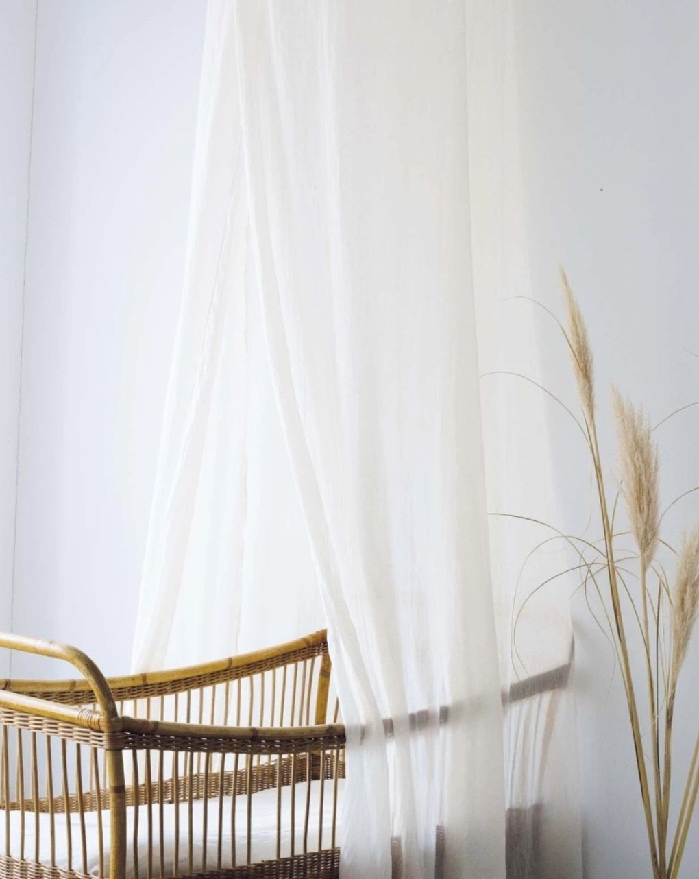 Trois kilos sept  υφασμάτινη κουνουπιέρα off white 60x260cm 55-8075081