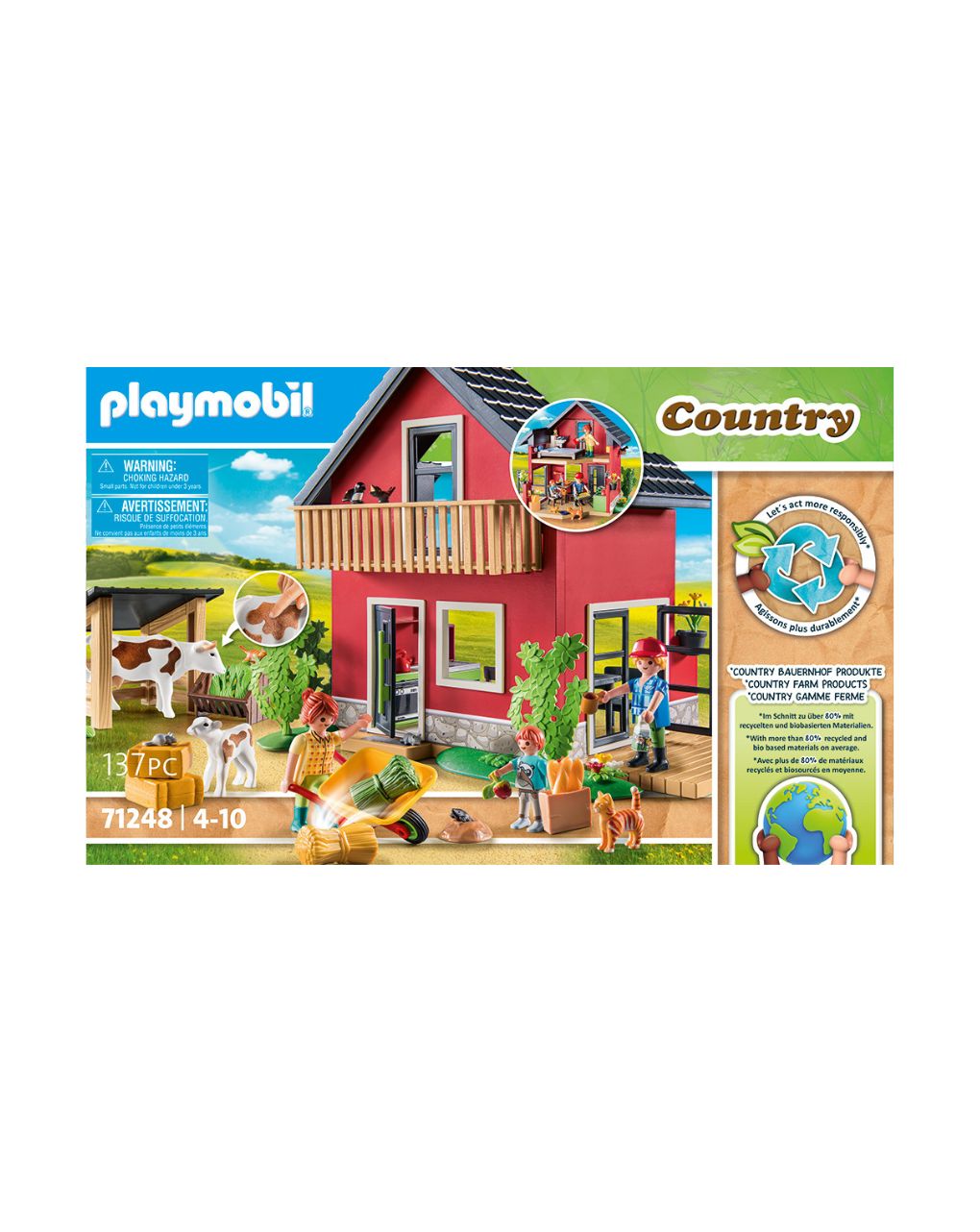 Playmobil μεγάλο αγρόκτημα 71248 - Playmobil, Playmobil Country