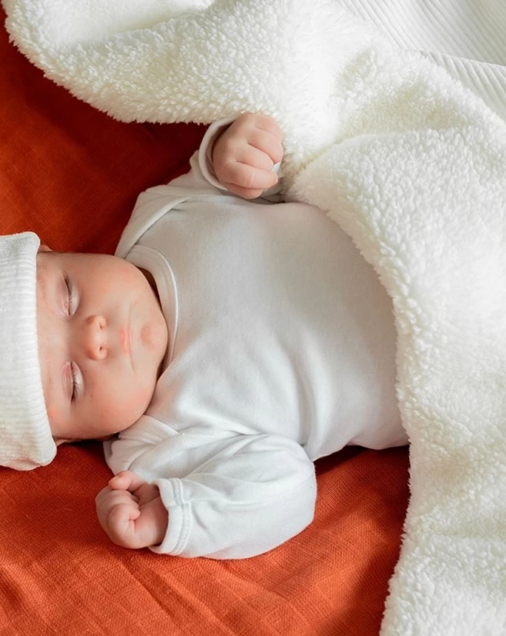 Trois kilos sept κουβέρτα sherpa off white 75x100 55-8115064 - TROIS KILOS SEPT