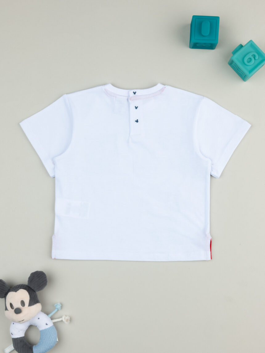 βρεφικό t-shirt λευκό mickey για αγόρι - Prénatal
