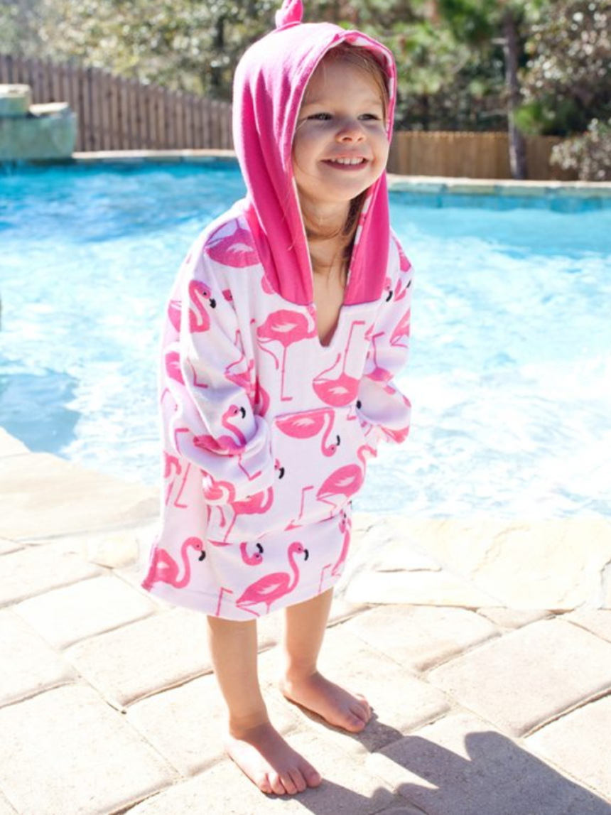 Zoocchini swim coverup upf50+ flamingo 0-24μηνών zoo12310 - Zoocchini