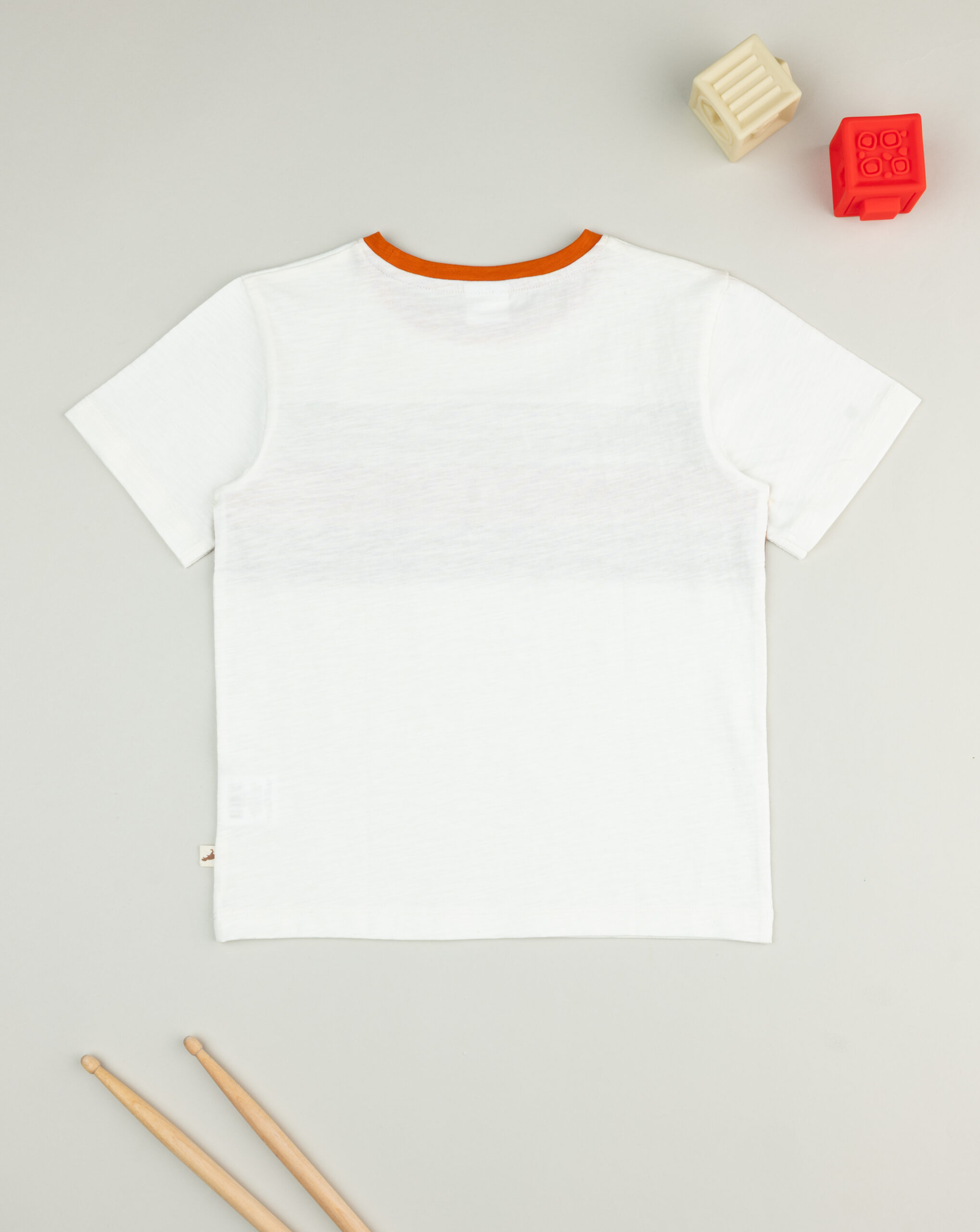 παιδικό t-shirt λευκό ριγέ για αγόρι - Prénatal