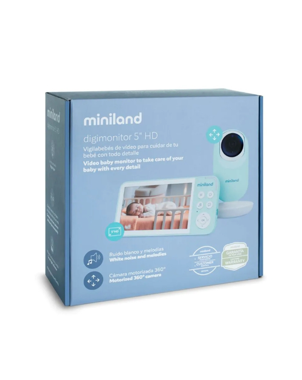 Miniland ενδοεπικοινωνία digimonitor 5 hd ml89627 - Miniland