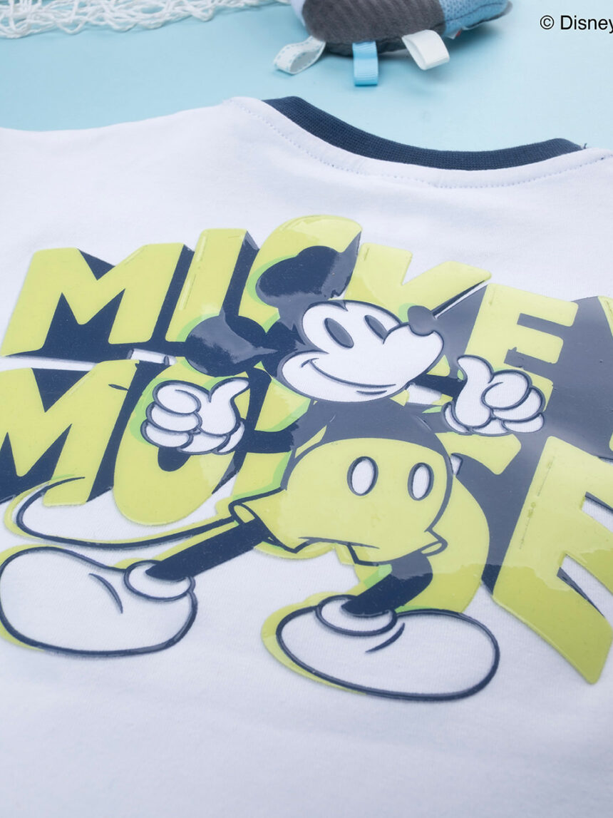 βρεφικό σετ t-shirt και σορτσάκι mickey για αγόρι - Prénatal