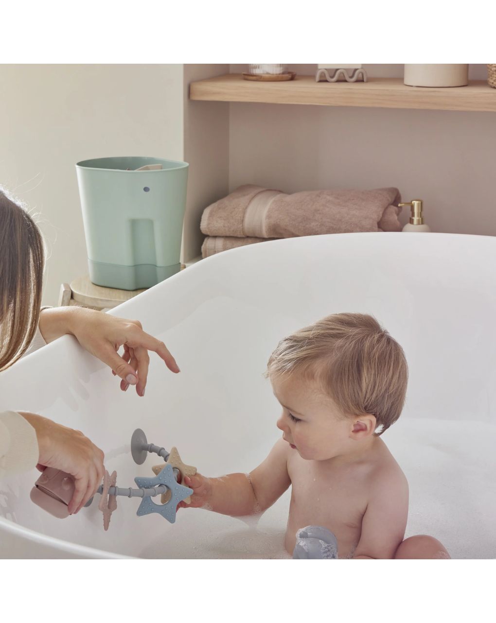 Shnuggle παιχνίδι μπάνιου star sensory suction toy - SHNUGGLE