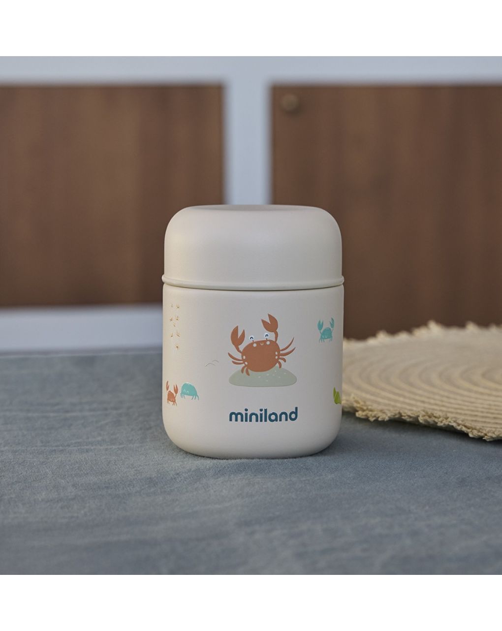 Miniland mini θερμός φαγητού 280ml ocean crab ml89643 - Miniland