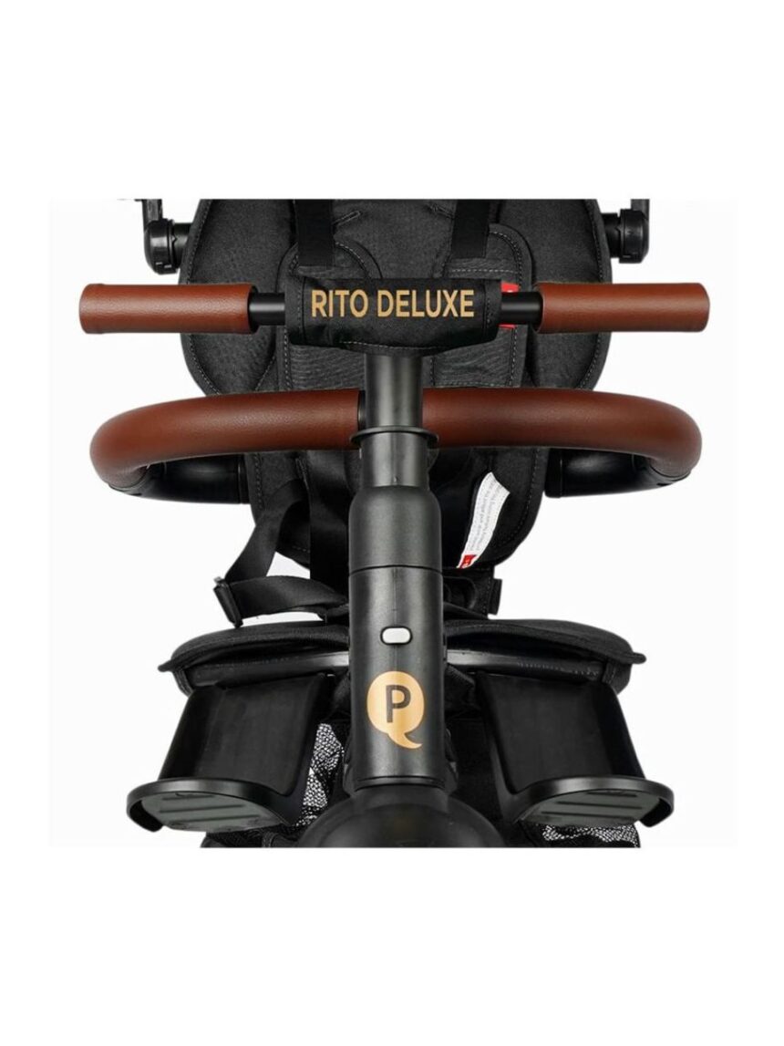 Qplay ποδήλατο τρίκυκλο rito deluxe air gel wheels brown 01-1212068-04 - QPLAY