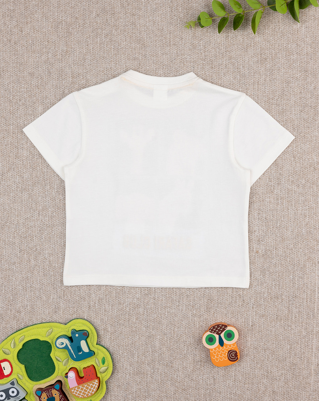 βρεφικό t-shirt λευκό safari για αγόρι - Prénatal