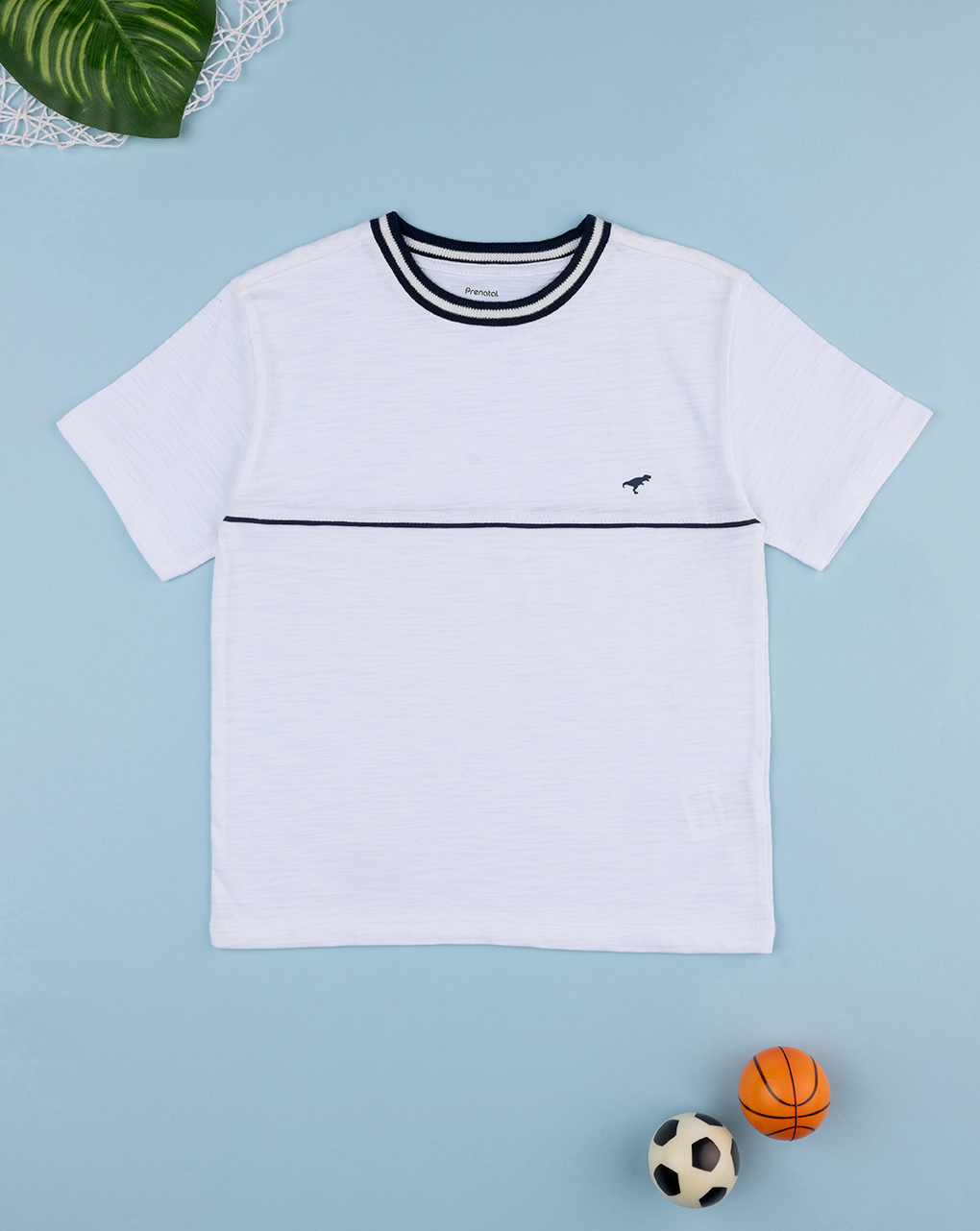 παιδικό t-shirt λευκό με δεινόσαυρο για αγόρι