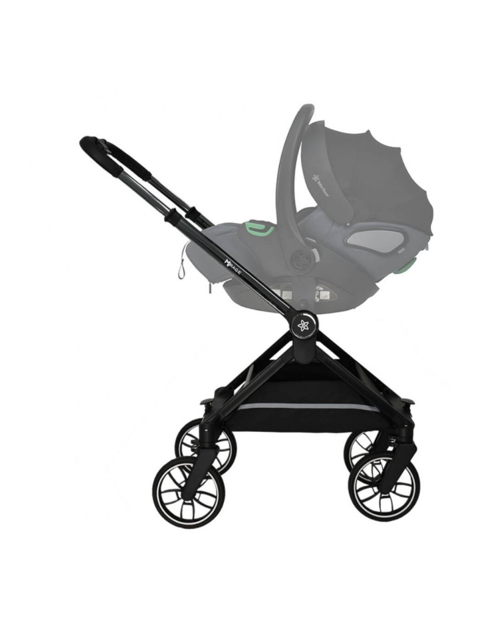 Bebe stars πολυκαρότσι mirage 2σε1 grey 331-188 - Bebe Stars