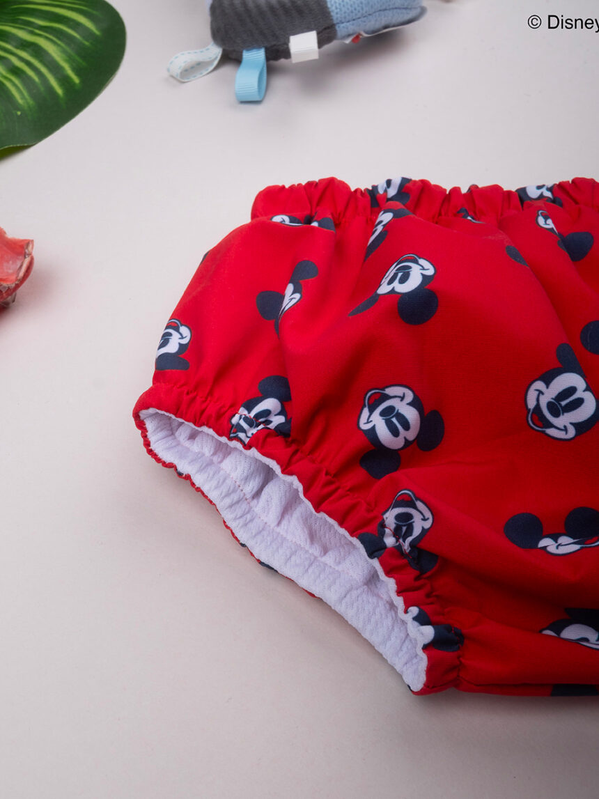 βρεφικό μαγιό πάνα κόκκινο mickey για αγόρι - Prénatal