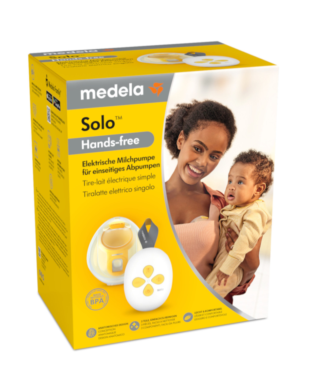 Medela μονό επαναφορτιζόμενο ηλεκτρικό θήλαστρο solo™ hands-free - Medela