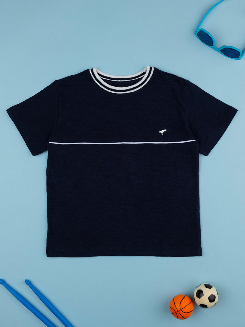 παιδικό t-shirt μπλε με δεινόσαυρο για αγόρι - Prénatal