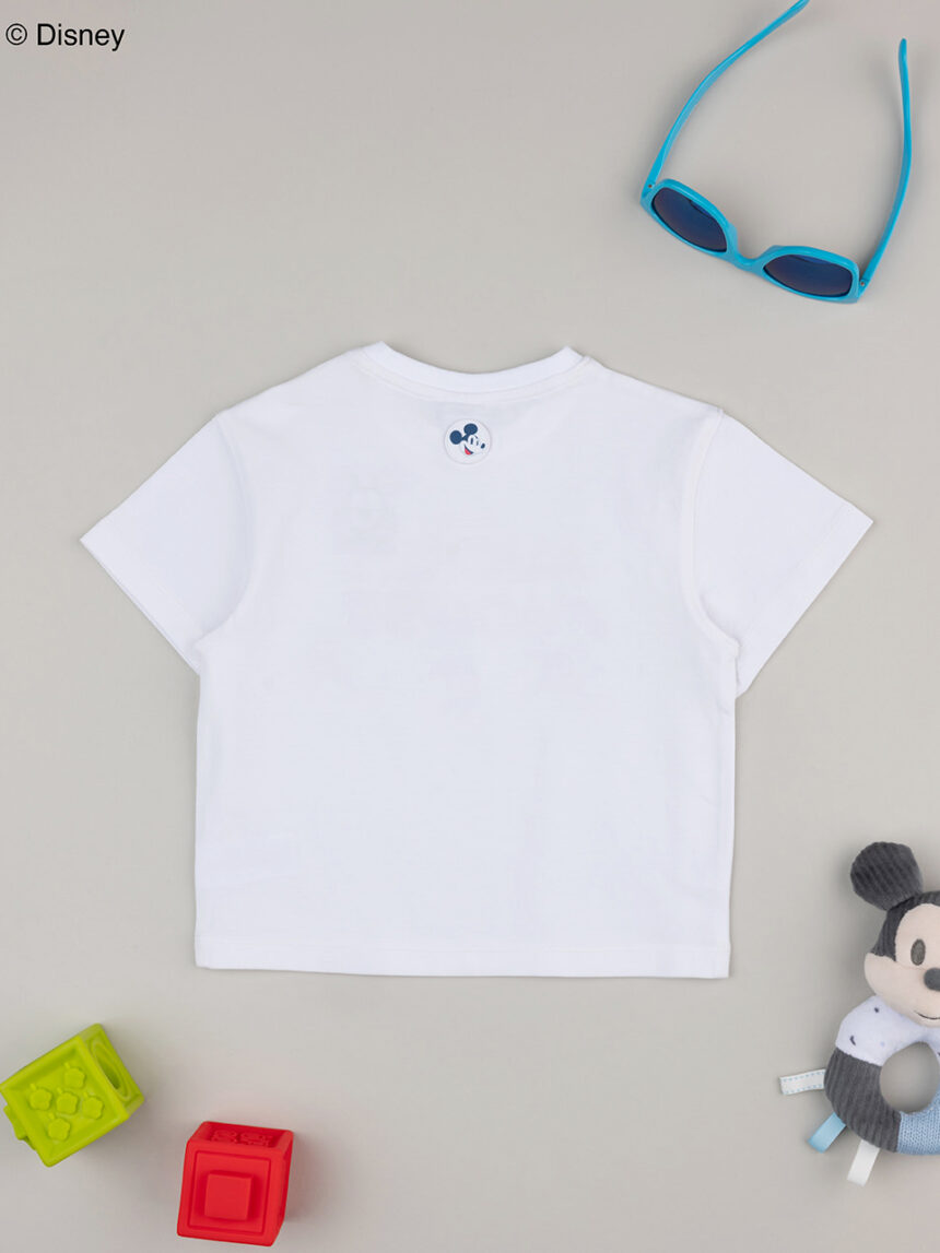 βρεφικό t-shirt λευκό mickey για αγόρι - Prénatal
