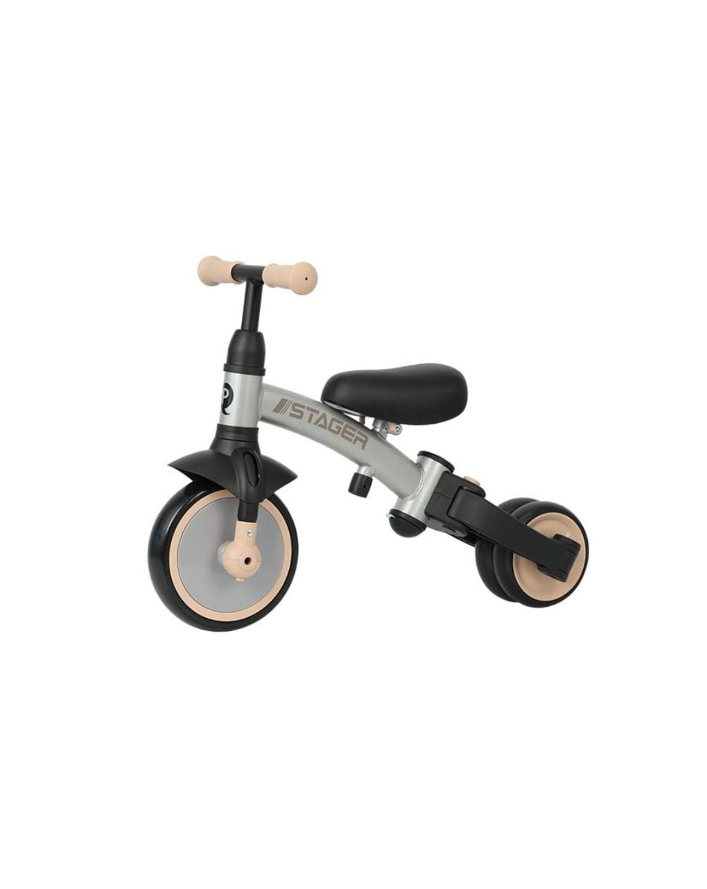 Qplay ποδήλατο τρίκυκλο stager 3in1 silver 01-1212075-04 - QPLAY