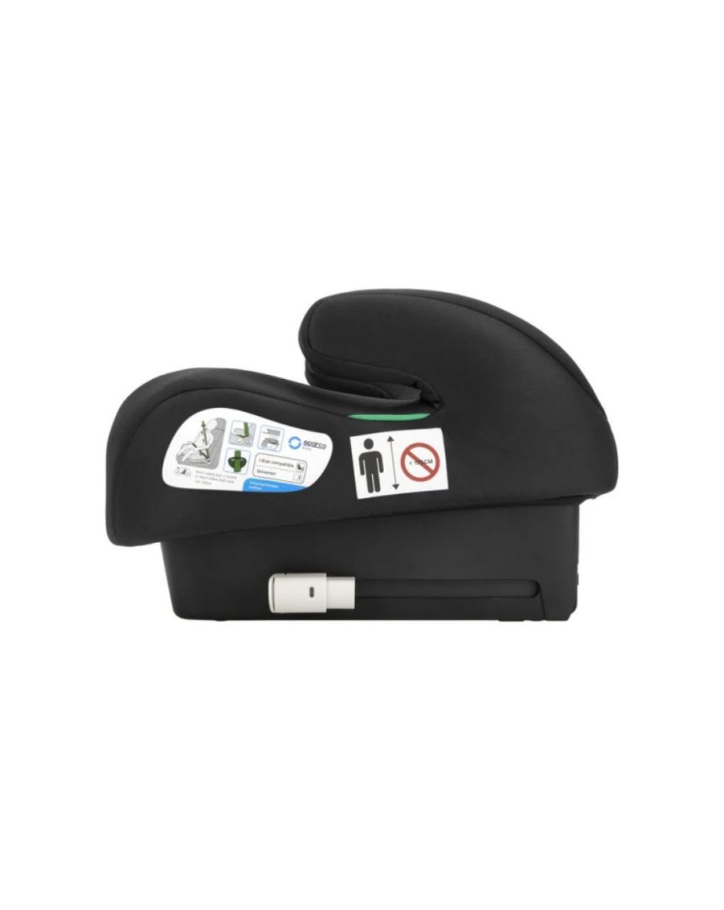 Sparco booster κάθισμα i-size (125-150cm) με isofix black sk100ibk - SPARCO