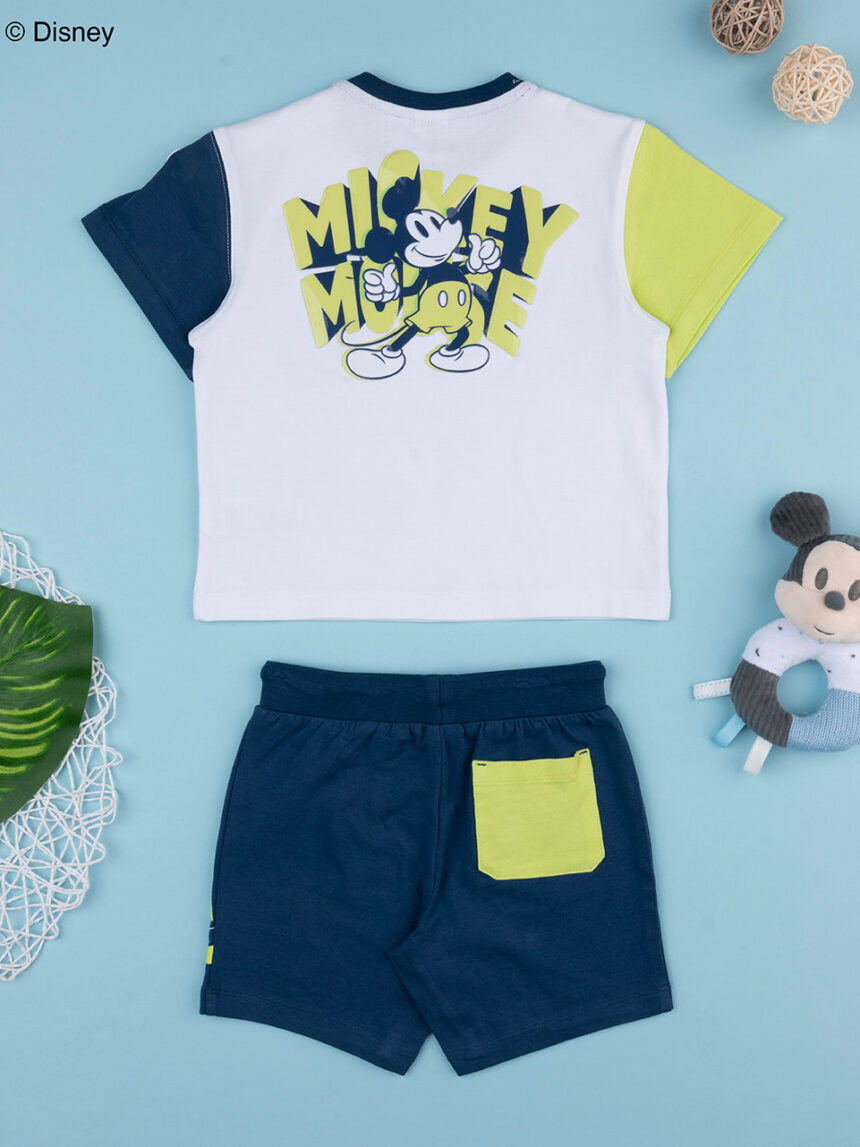 βρεφικό σετ t-shirt και σορτσάκι mickey για αγόρι - Prénatal