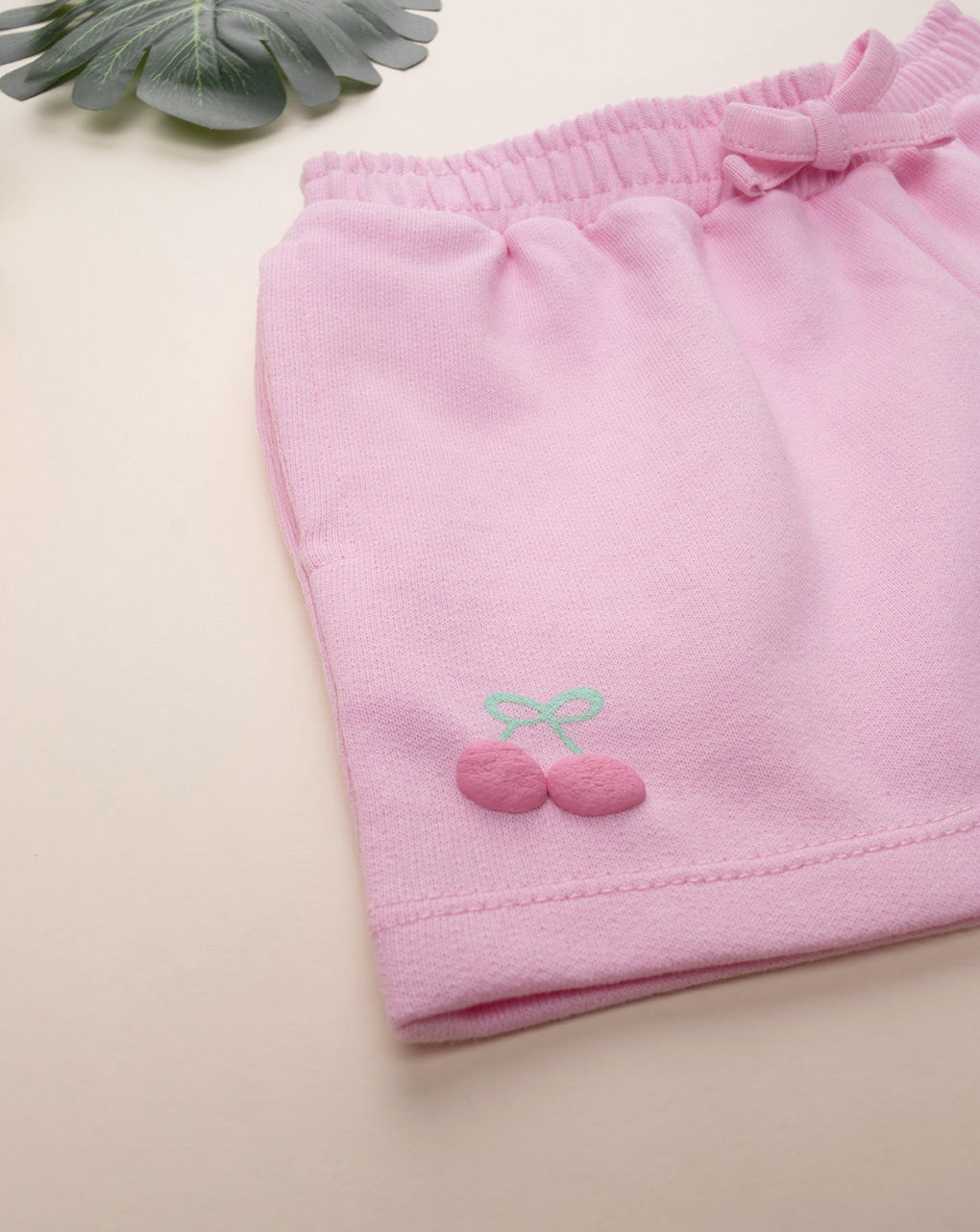 βρεφικό σορτσάκι ροζ με κεράσια για κορίτσι - Prénatal